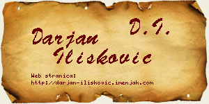 Darjan Ilišković vizit kartica